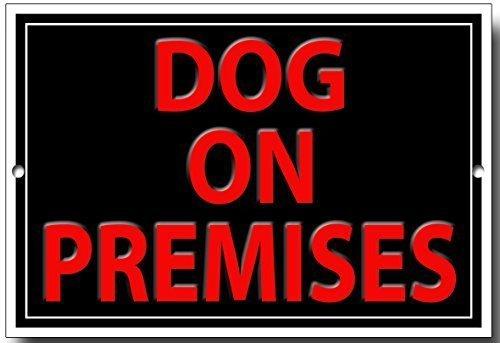 DOG ON PREMISES quality metal sign - PawsPlanet Australia