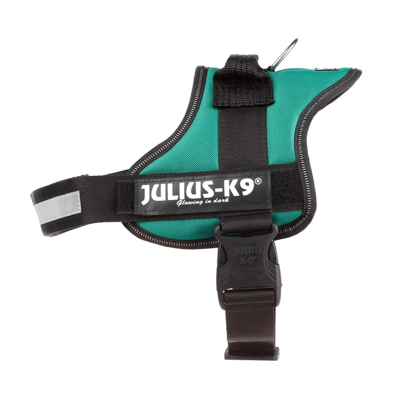 Julius-K9, 162DG-0, K9-Powerharness, dog harness, Size: 0, Dark Green - PawsPlanet Australia
