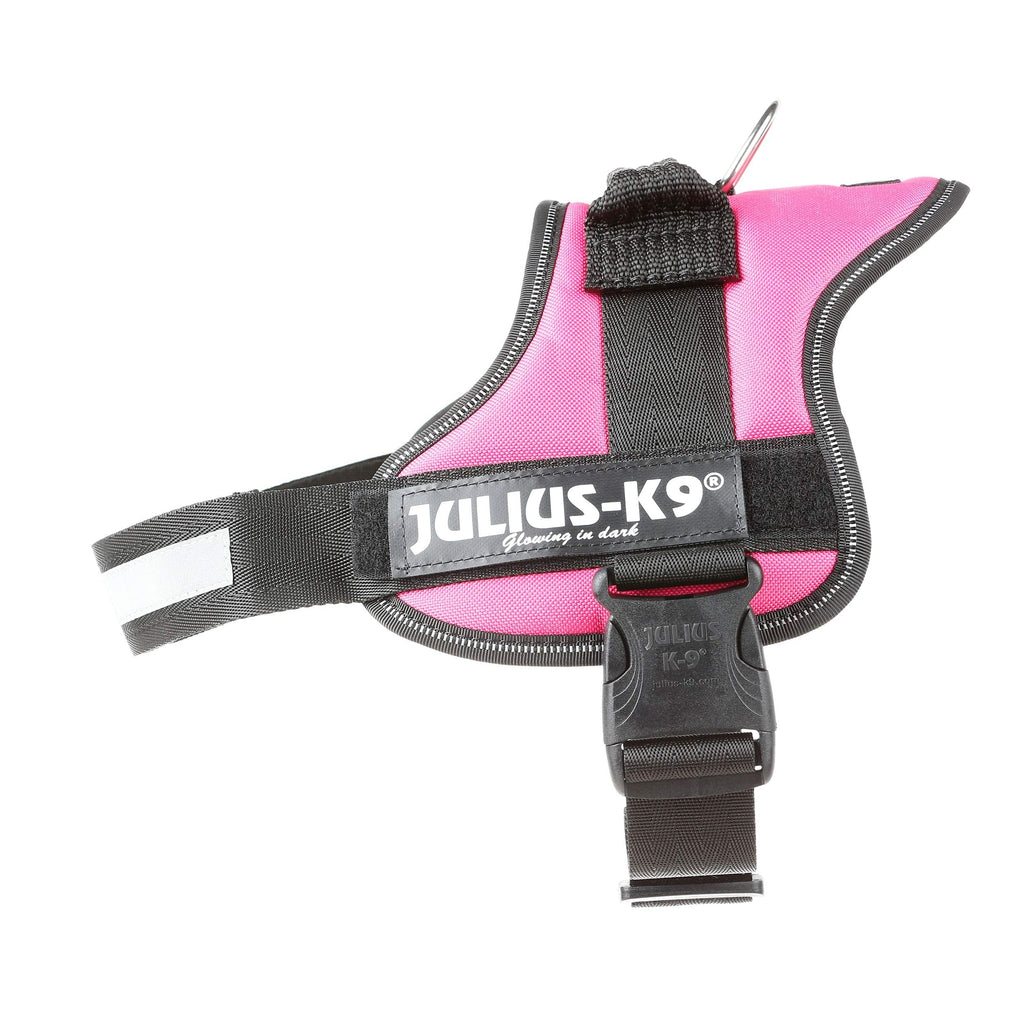 Julius-K9, 162DPN-0, K9-Powerharness, dog harness, Size: 0, Dark Pink - PawsPlanet Australia