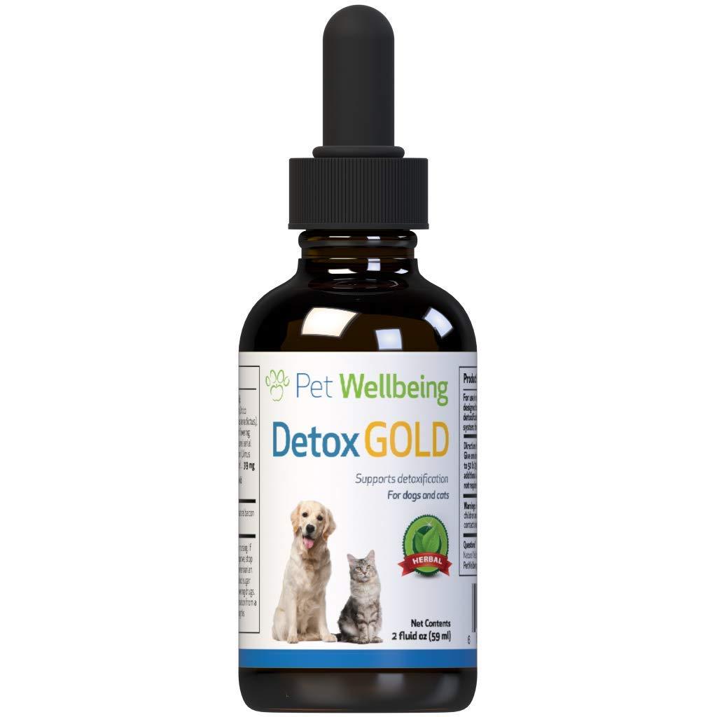 Pet Wellbeing - Life Gold Detox For Cats - Natural Detoxifcation Support For Cats - 2Oz (59Ml) - PawsPlanet Australia