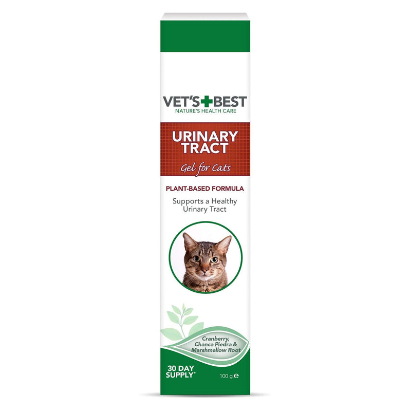 Vet's Best Feline Urinary Tract Support Cat Supplement Gel Supports Healthy Urinary Tract, 100 g - PawsPlanet Australia