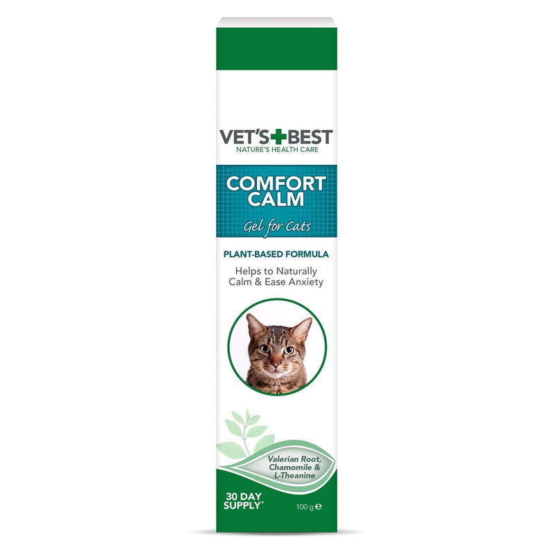 Vet's Best Comfort Calm Calming Cat Supplement - Promotes Relaxation and Balanced Behaviour, 100g - PawsPlanet Australia