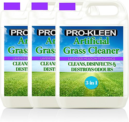Pro-Kleen Lavender 3 x 5 Litres Artificial Grass Disinfectant Outdoor Cleaner + Deodoriser - PawsPlanet Australia