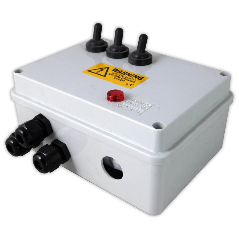 Aquacadabra 3-WAY ARMOURED POND GARDEN SWITCH BOX 3-Way Armoured Switch Box - PawsPlanet Australia