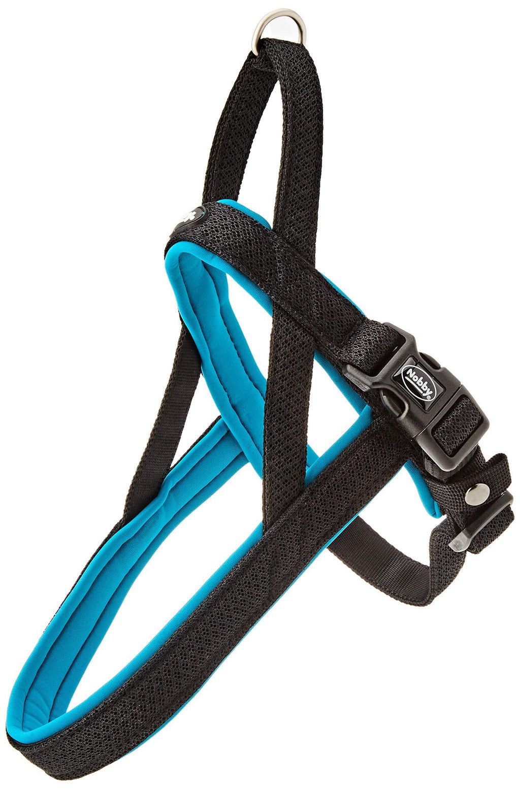 Nobby Preno Mesh Norwegian Harness, 38 - 50 cm+36 cm/20 - 25 mm, Turquoise - PawsPlanet Australia