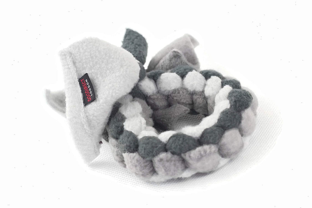 DogDirect London Dog Tug Toy Ring, Puppy Toys, Dog Rope for Dog Training, Soft, Hand Made (Small, Grey) RS3 Small - PawsPlanet Australia