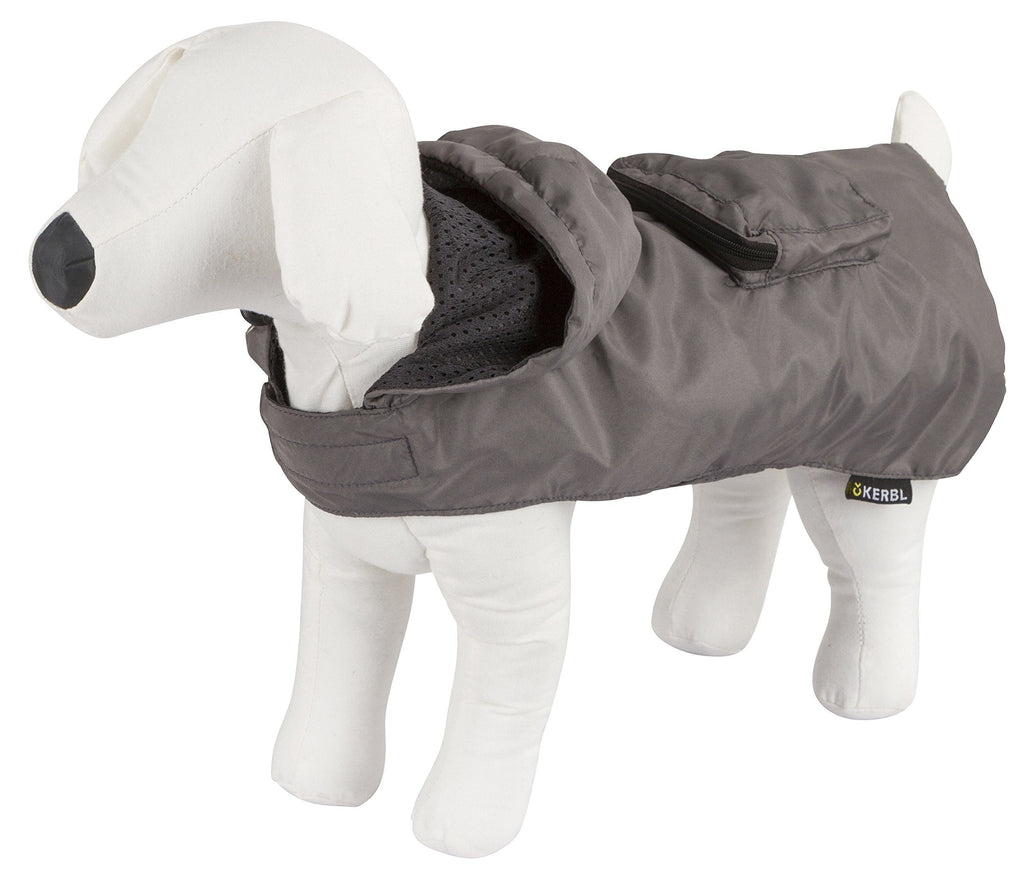 Kerbl Rain Seattle Coat, Large, 45 cm, Grey - PawsPlanet Australia