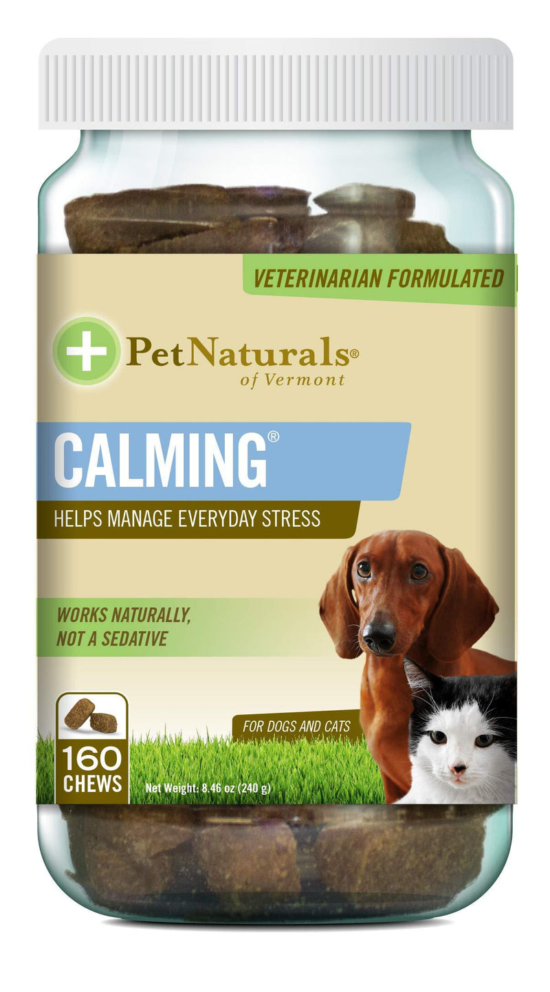 Pet Naturals® of Vermont - Calming, Behavioral Support Supplement for Dogs and Cats, 160 Bite Sized Chews - PawsPlanet Australia