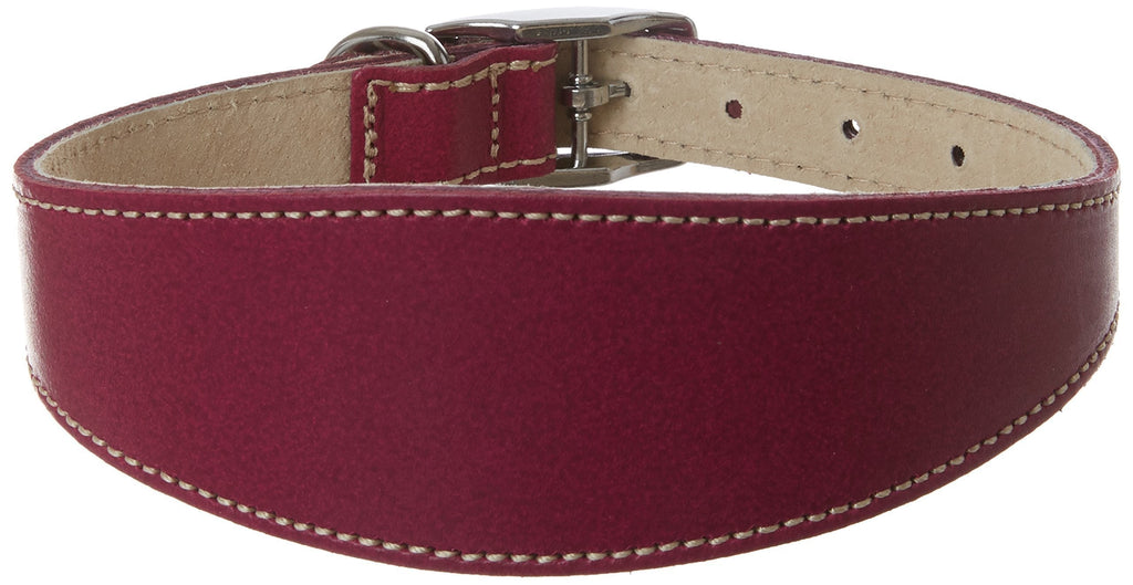 BBD PET PRODUCTS Greyhound Deluxe Collar,14"-16", Boysenberry - PawsPlanet Australia