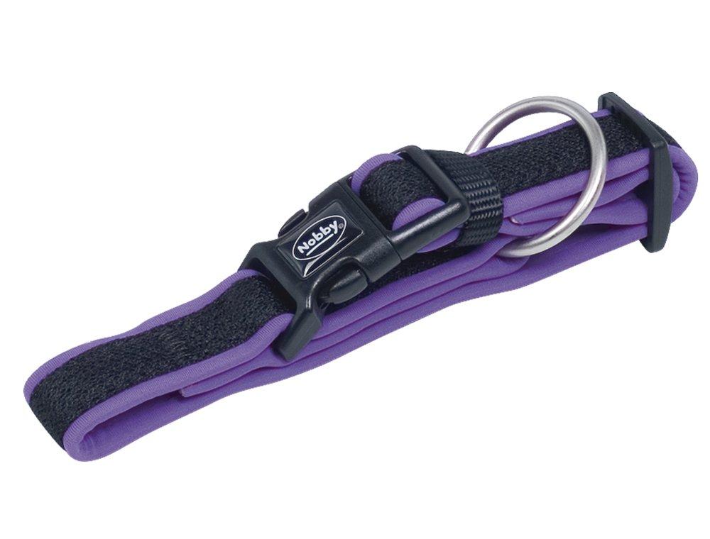 Nobby Preno Mesh Dog Collar, 30 - 45 cm/20 - 25 mm, Purple - PawsPlanet Australia