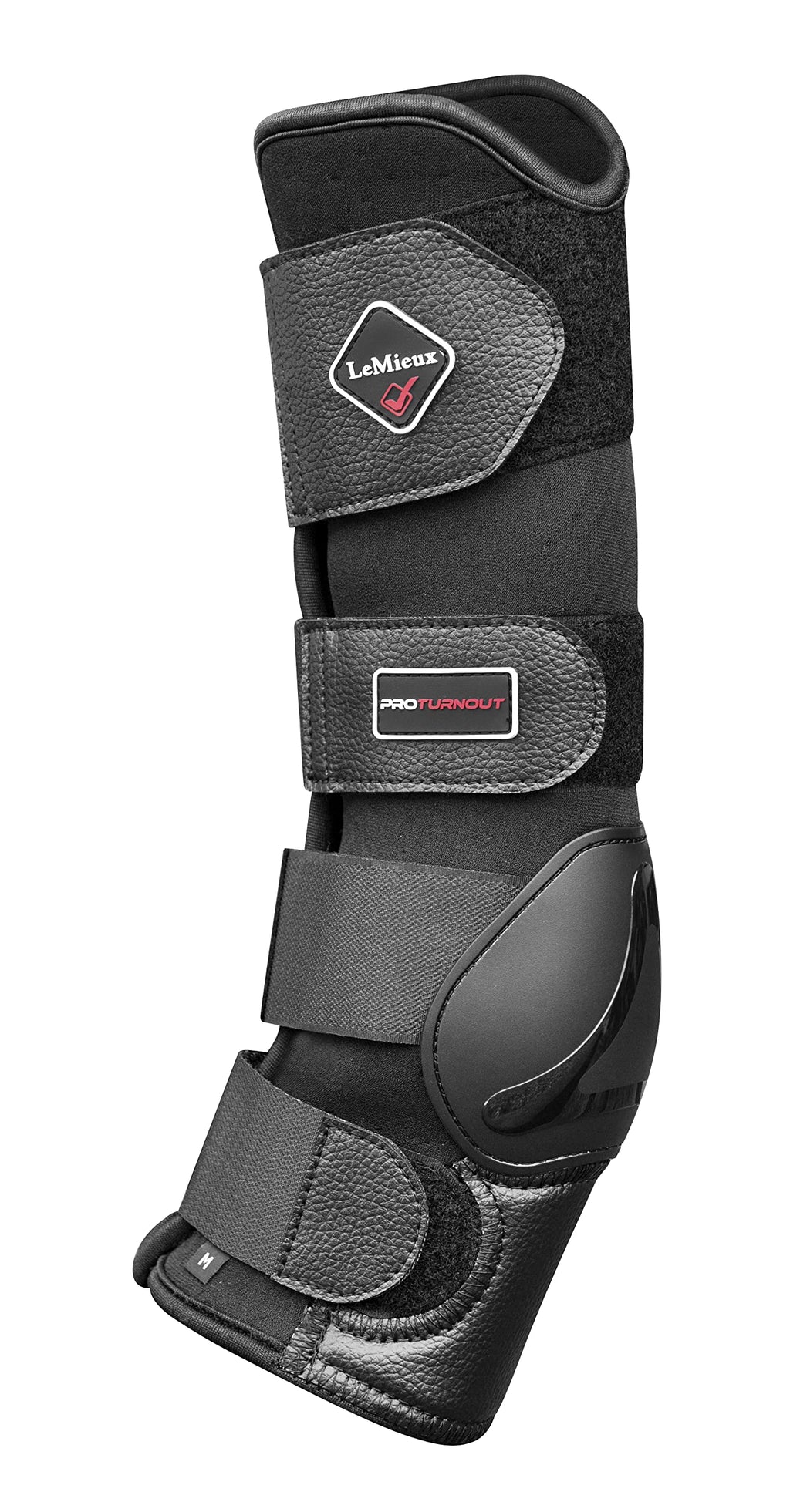 LeMieux Turnout Horse Boots Pair with Elasticated, Angled Strap & Ventilated Neoprene Ideal for Sensitive Skin S Black - PawsPlanet Australia