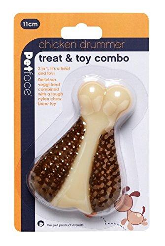 Petface Chicken Drummer and Treat Combo, 11 cm Chicken Drummer Treat - PawsPlanet Australia