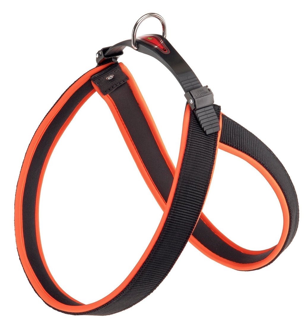 Ferplast Agila 8 Dog Harness Neon Orange 69 x 77 cm x 30 mm - PawsPlanet Australia