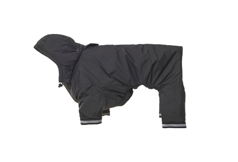 Buster Aqua Rain Coat, XX-Small, Black 2X-Small - PawsPlanet Australia