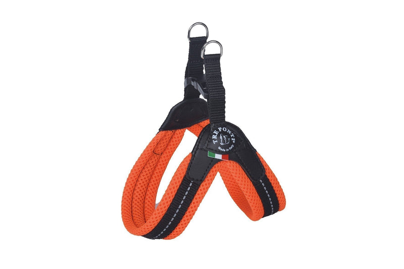 Tre Ponti Easy Fit Mesh Fix Neon Dog Harness, Size 3, Orange - PawsPlanet Australia