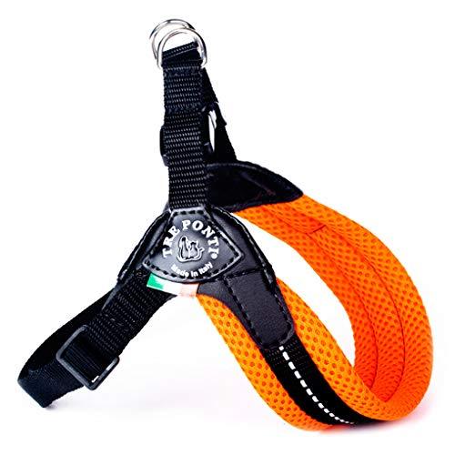 Tre Ponti Easy Fit Mesh Classic Neon Dog Harness, Size 1, Orange - PawsPlanet Australia