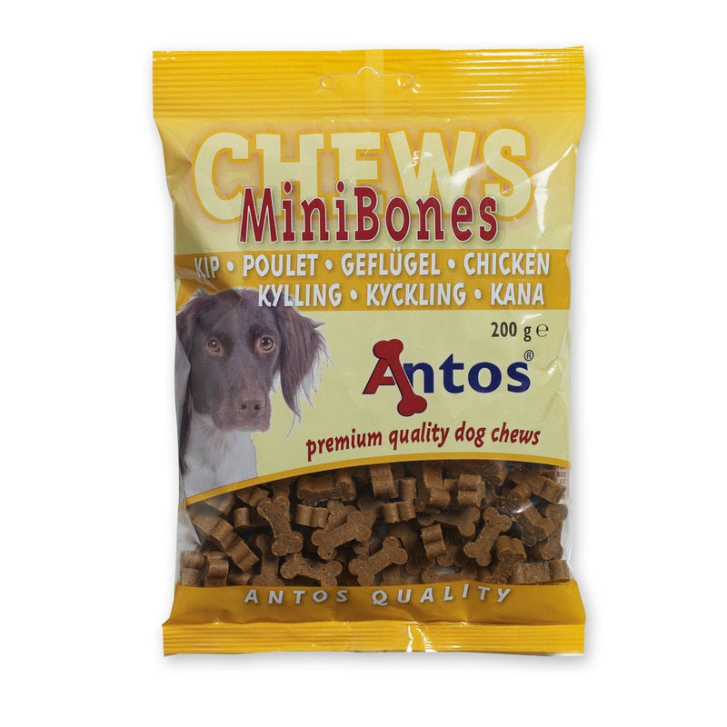 Antos Mini Bones Chicken Training Treat 200g (Pack of 14) - PawsPlanet Australia