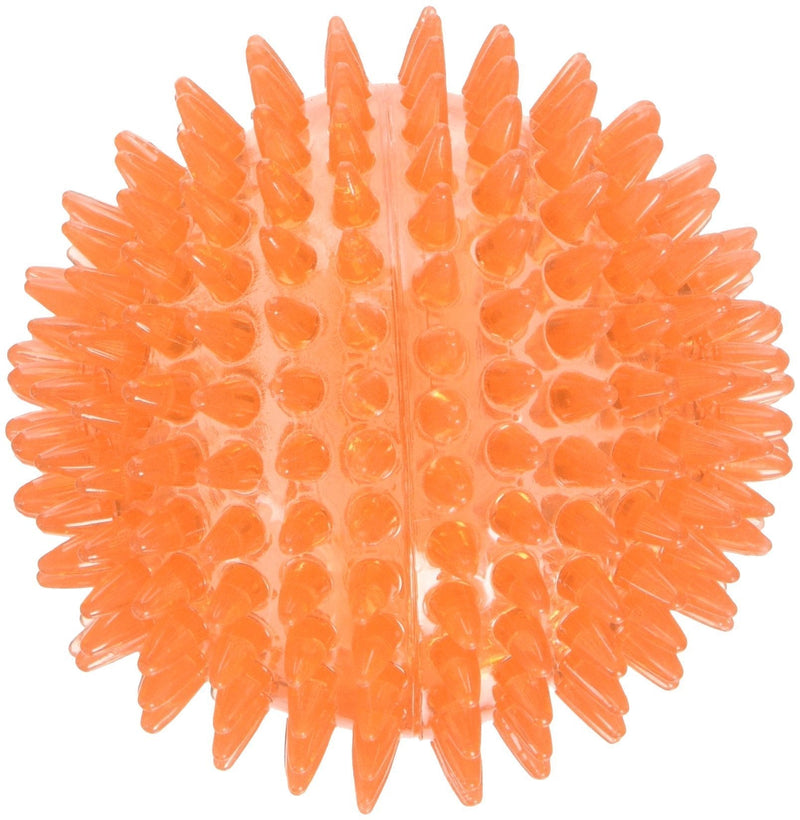 Rosewood Jolly Doggy Catch and Play Spikey Rubber Ball for Dogs, 8 cm, clear - PawsPlanet Australia