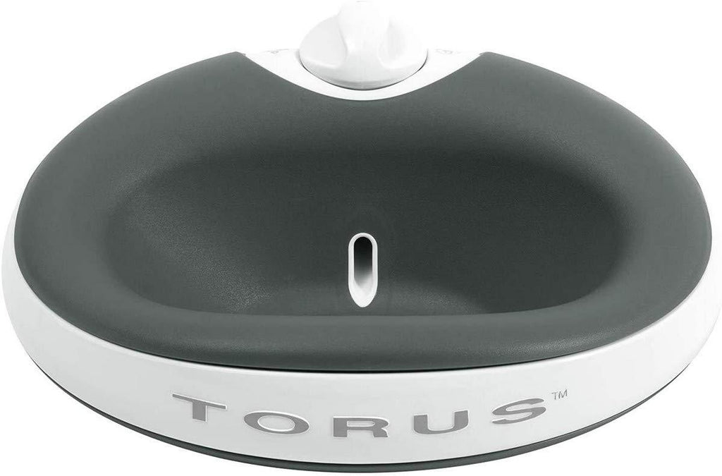 Torus 1-Liter Water Bowl, Charcoal - PawsPlanet Australia