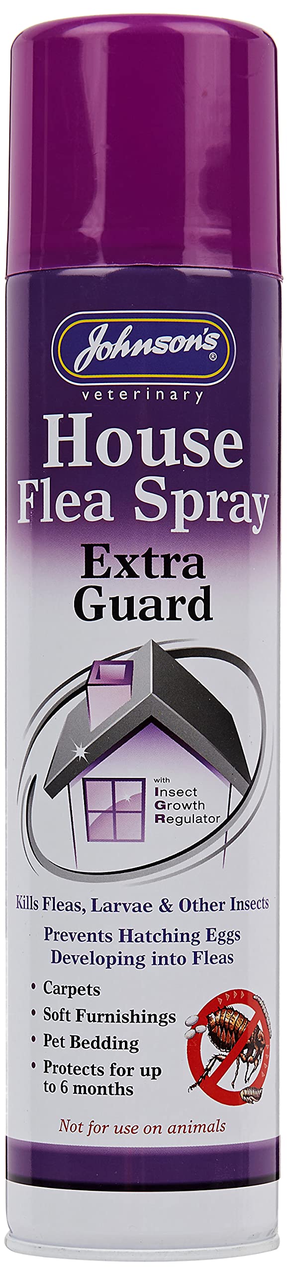 Johnson's Extra Guard House Flea Spray, 400 ml - PawsPlanet Australia