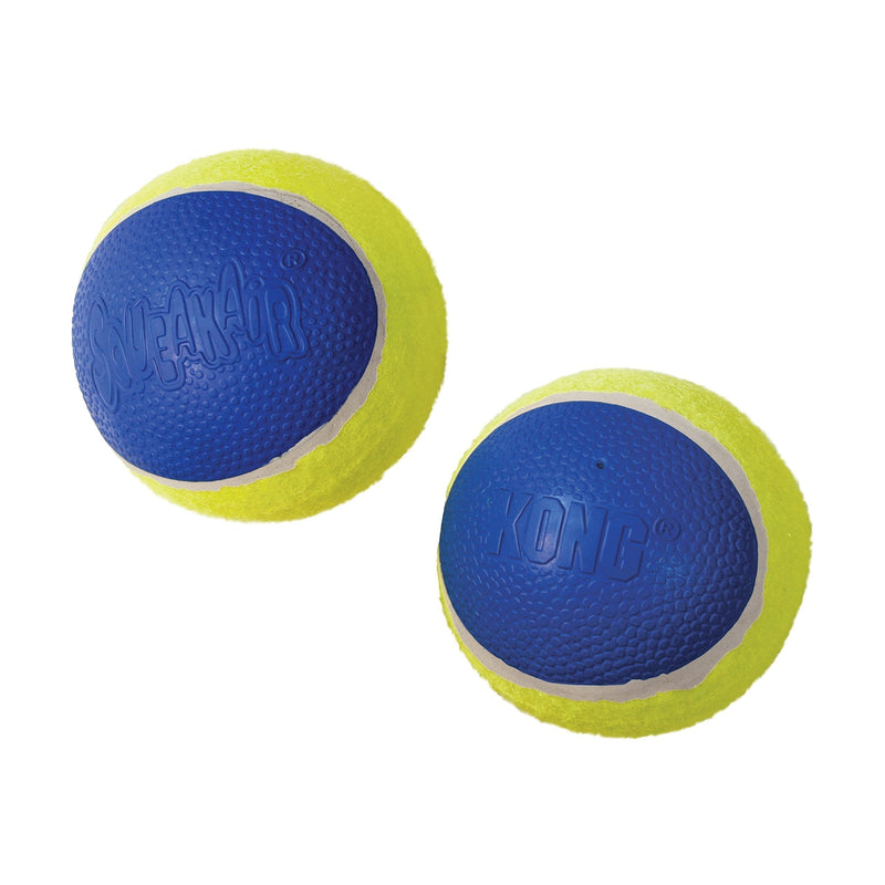 KONG - Squeakair Ultra Balls - Dog Toy Premium Squeak Tennis Balls, Gentle on Teeth - For Medium Dogs (3 Pack) 3 Count (Pack of 1) - PawsPlanet Australia