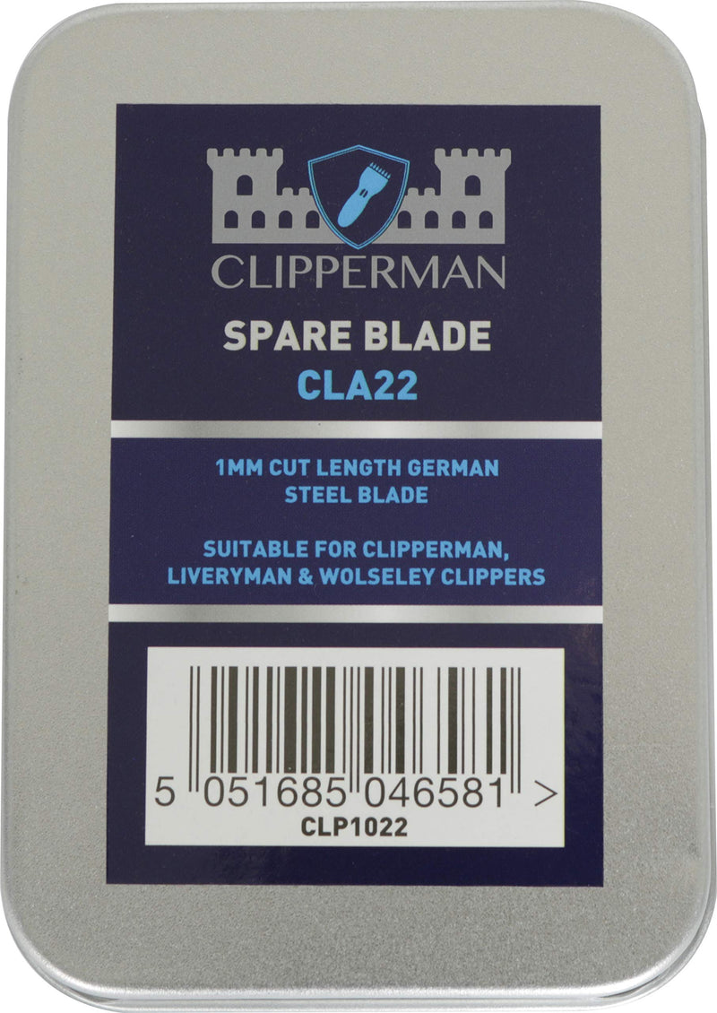 Clipperman See Description Cla22 German Steel Blade Set, Clear, Regular - PawsPlanet Australia