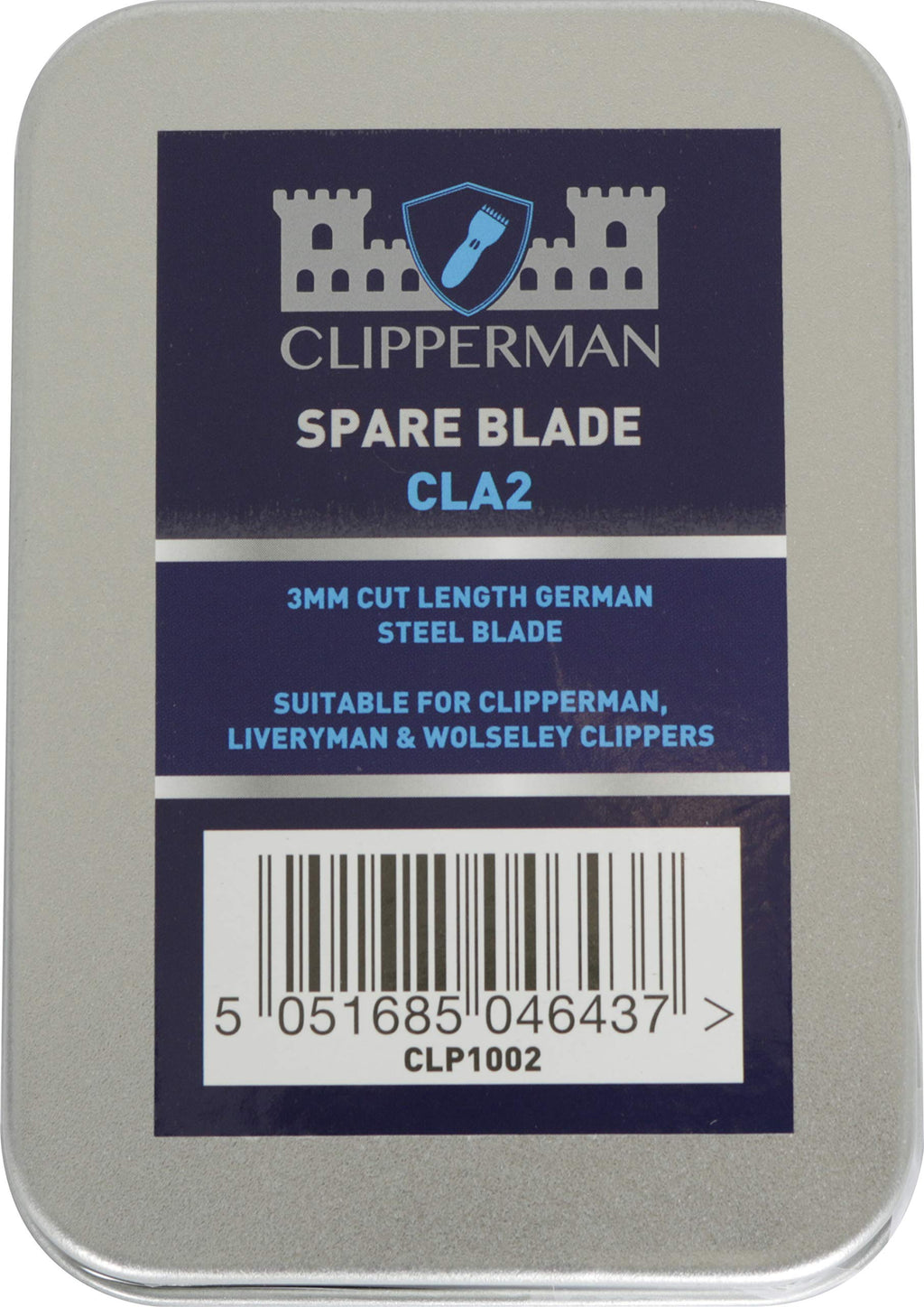 Clipperman See Description Cla2 German Steel Blade Set, Clear, Regular - PawsPlanet Australia