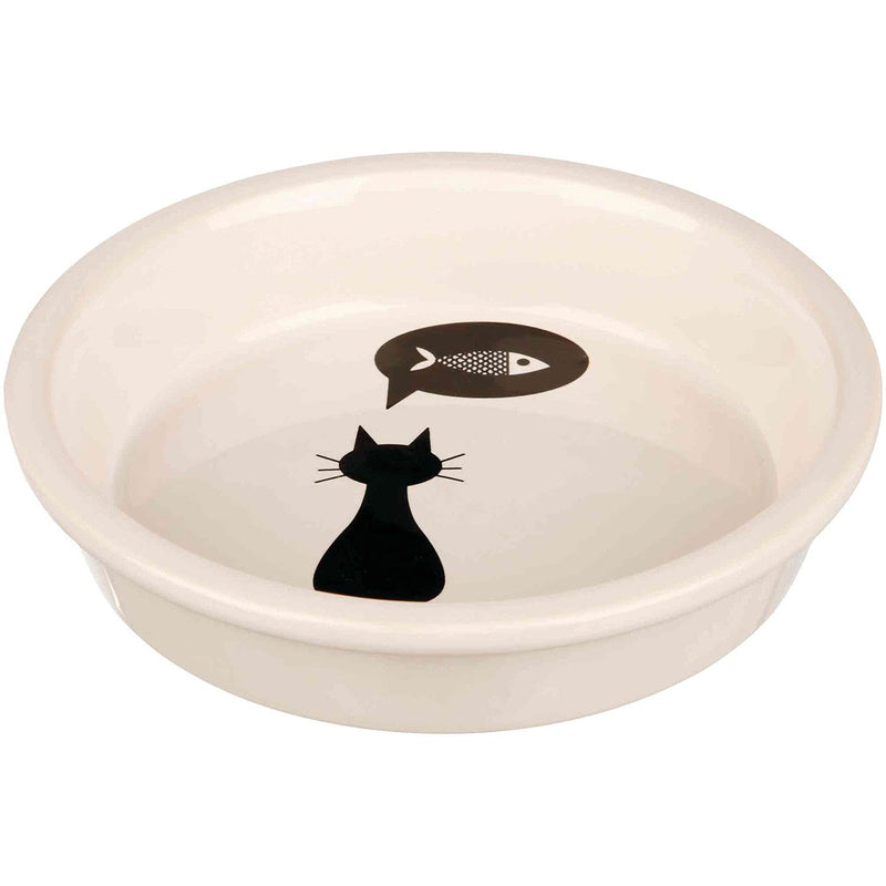 Trixie Ceramic Bowl for Cats, 0.25 Litre - PawsPlanet Australia