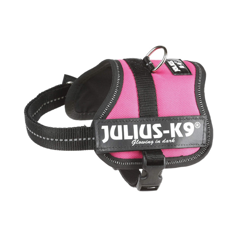 Julius-K9, 162DPN-BB2, K9-Powerharness, dog harness, Size: Baby 2, Dark Pink - PawsPlanet Australia