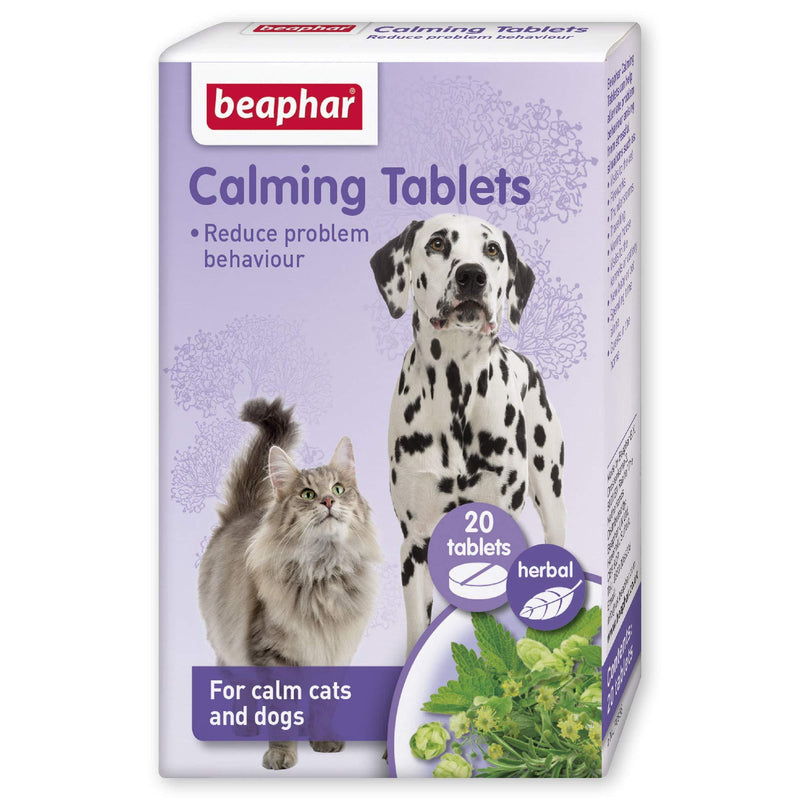 Beaphar Calming Tablets for Cats and Dogs 6 20 Count (Pack of 1) - PawsPlanet Australia