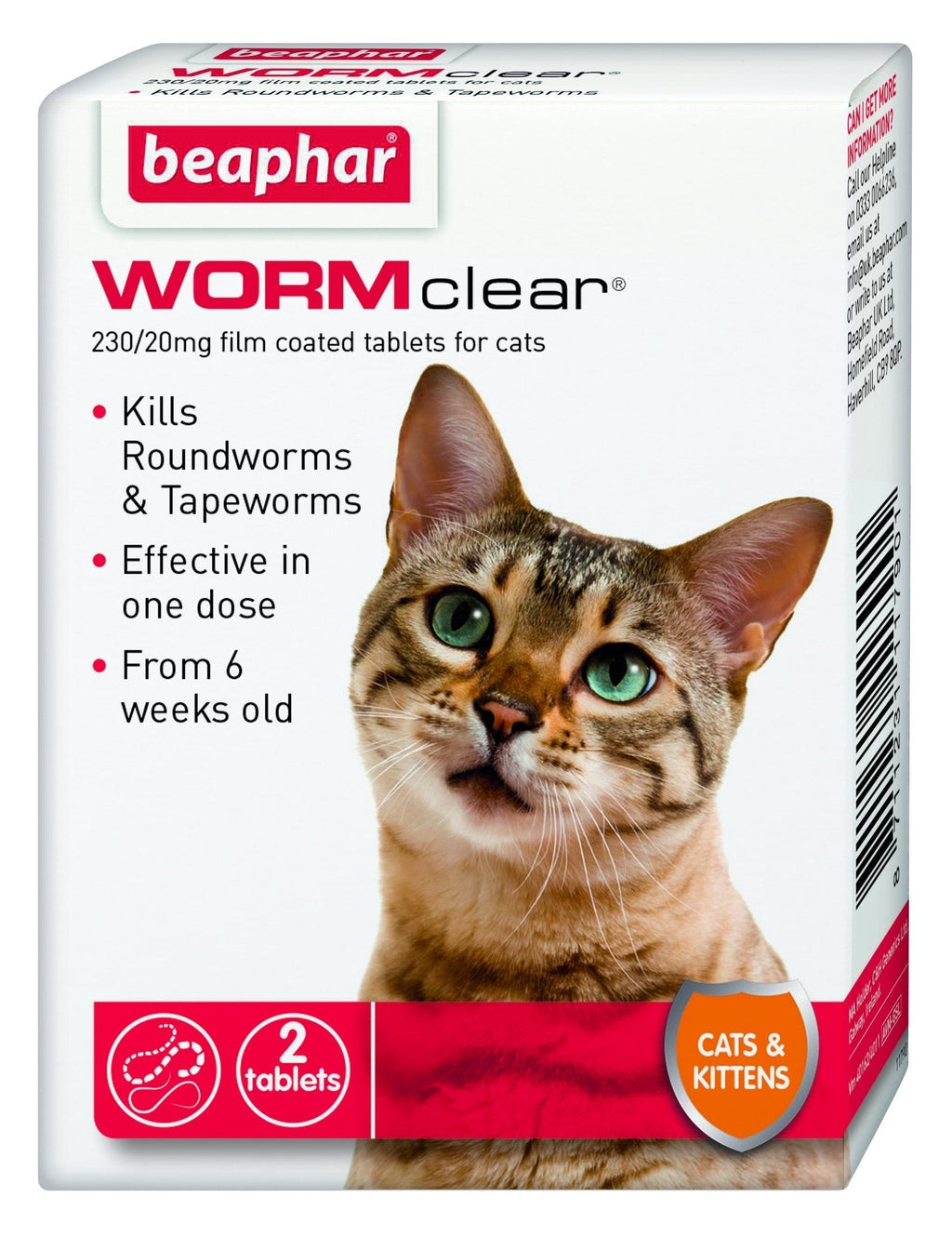 Beaphar WORMclear for Cats and Kittens - PawsPlanet Australia