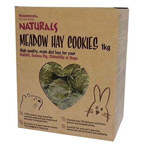 Rosewood Boredom Breaker Natural Meadow Hay Cookies 1kg (PACK OF 2) - PawsPlanet Australia