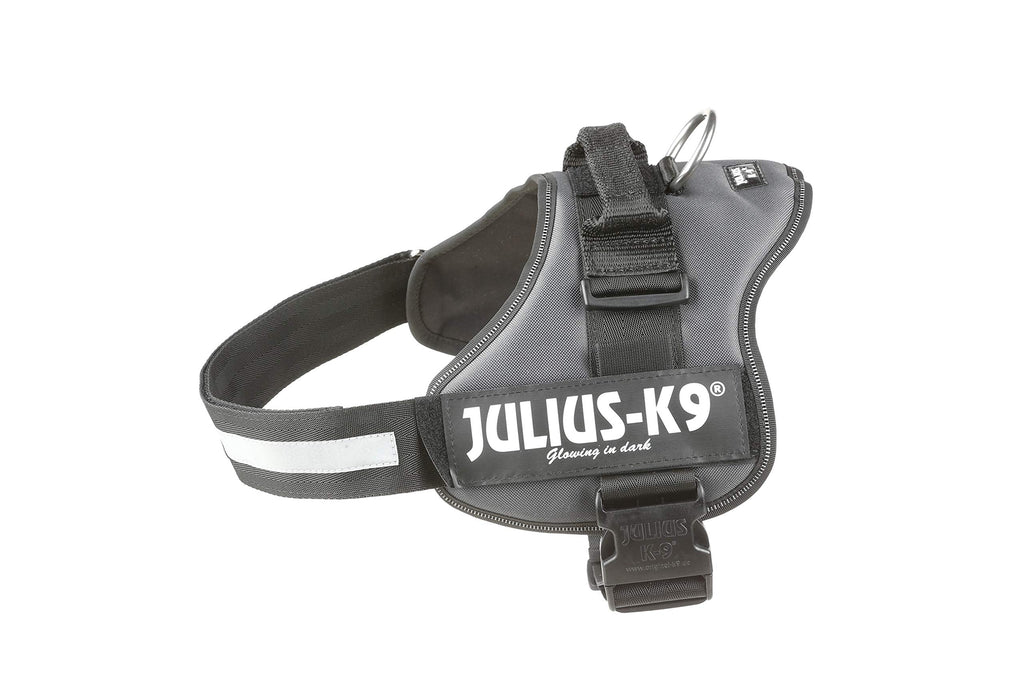 Julius-K9, 162ANT-1, K9-Powerharness, dog harness, Size: 1, Anthracite - PawsPlanet Australia