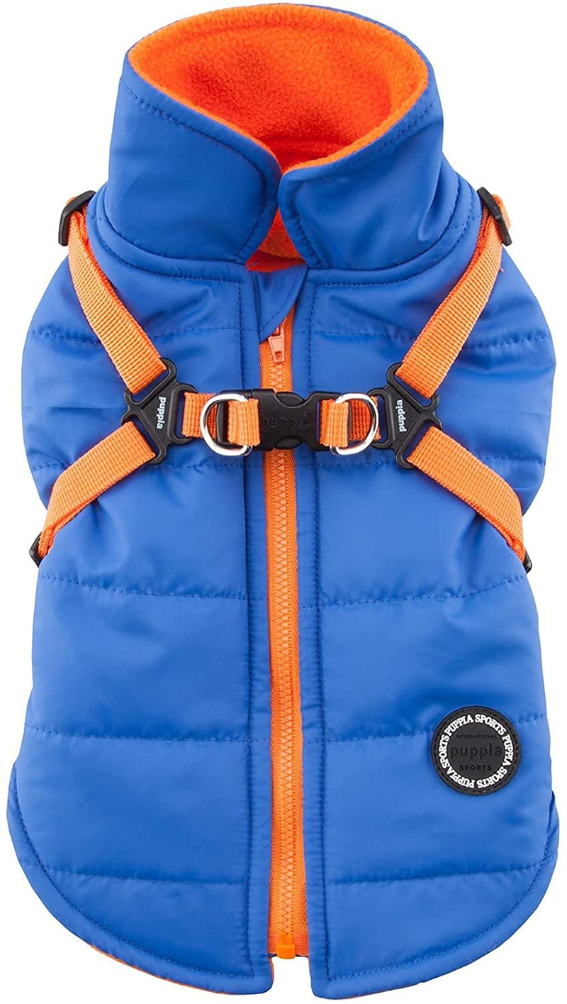 Puppia Mountaineer II Winter Vest, Small, Royal Blue - PawsPlanet Australia