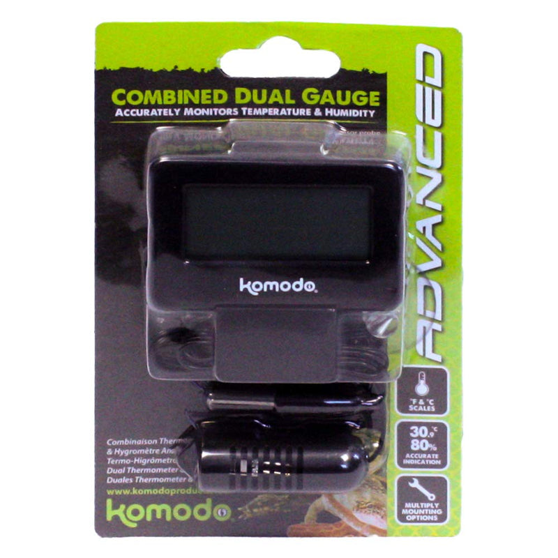 Komodo Advanced Combined Digital Thermometer and Hygrometer Advanced Digital - PawsPlanet Australia