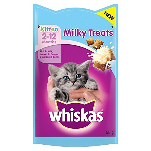 whiskas Kitten 2-12 Months Milky Treats 55g (PACK OF 4) - PawsPlanet Australia