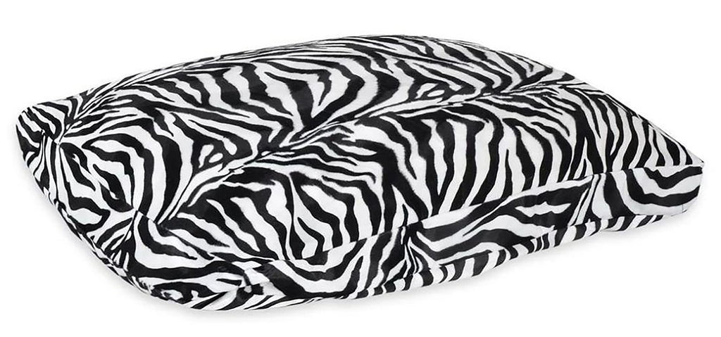 ANIMALS HERBIVORE – PET CUSHION. OPTIC ZEBRA Fibre Cat & Dog Beds. Fury Print Washable Pillow Very Soft Animal Bed. (Medium 28"x38", Optic Zebra) Medium 28"x38" - PawsPlanet Australia