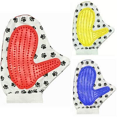 Pet Dog Puppy Cat Kitten GROOMING MASSAGE HAIR GLOVE Mitt Brush -Detangling Comb - PawsPlanet Australia