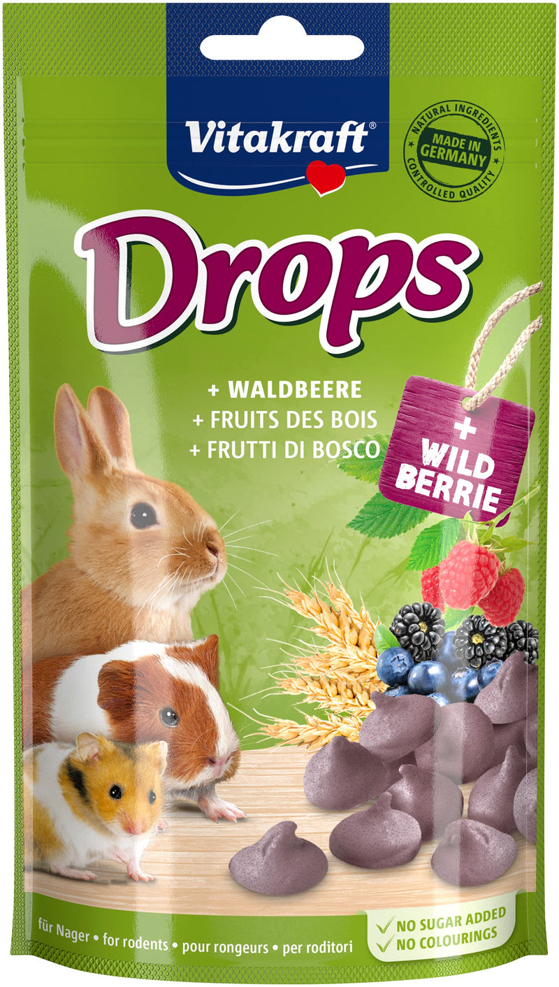 Vitakraft Rodent Drops Bilberry - PawsPlanet Australia