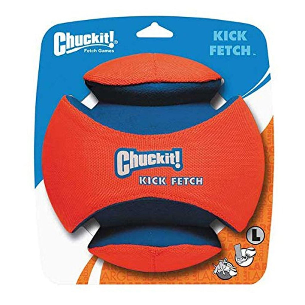 Chuckit! Large Fetch Football Dog Toy Game Tough and Durable Exercise Easy to Grip - 20cm - PawsPlanet Australia