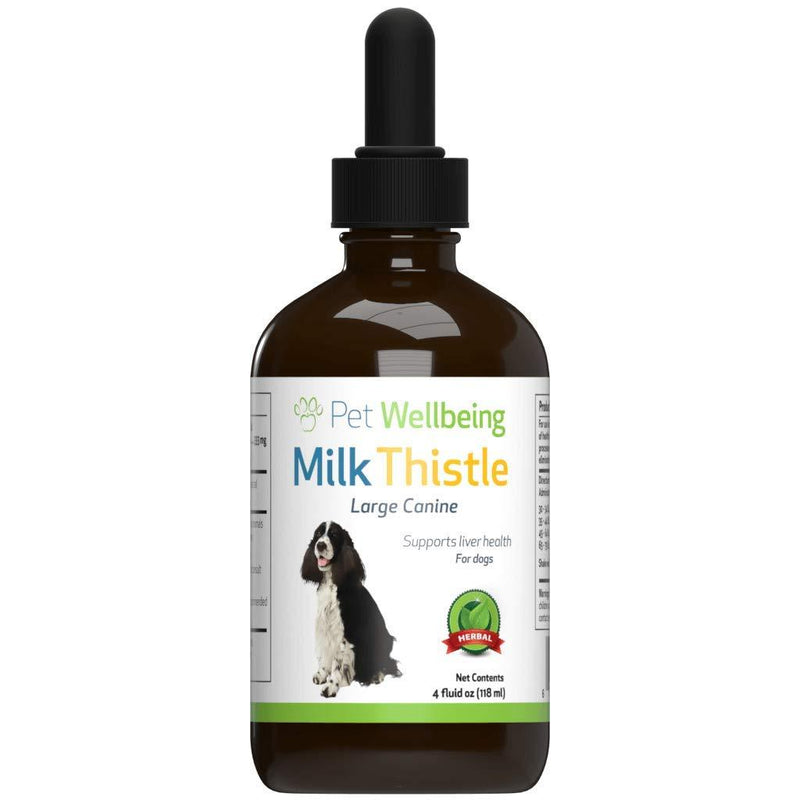 Pet Wellbeing Milk Thistle For Dogs - Essential Detoxification Support For Canines With Liver Dysfunction () - PawsPlanet Australia