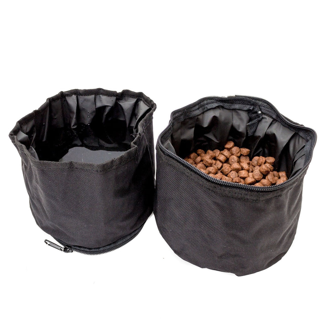 NEW Golden Retriever - Double Portable Travel Dog Bowl - Food & Water - PawsPlanet Australia