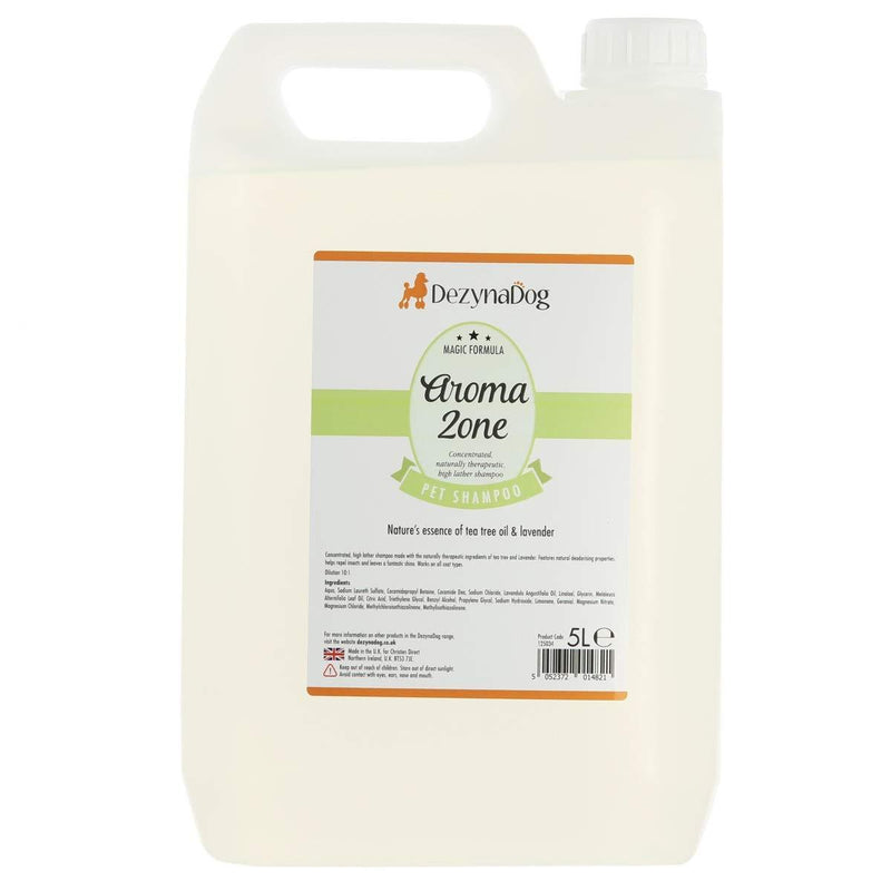 DezynaDog Magic Formula Aromazone Pet Shampoo, 5 Litre 5 l (Pack of 1) - PawsPlanet Australia