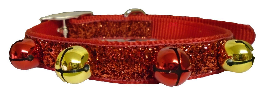 Dog Life Christmas Glitter Dog Collars 29cm-39cm - PawsPlanet Australia