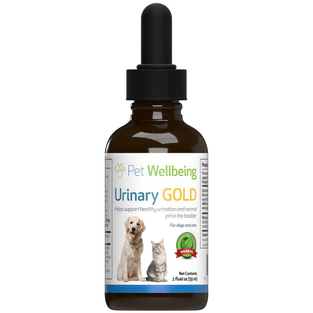 Pet Wellbeing Urinary Gold For Cats - Natural Support For Feline Urinary Tract Health - 2Oz (59Ml) - PawsPlanet Australia