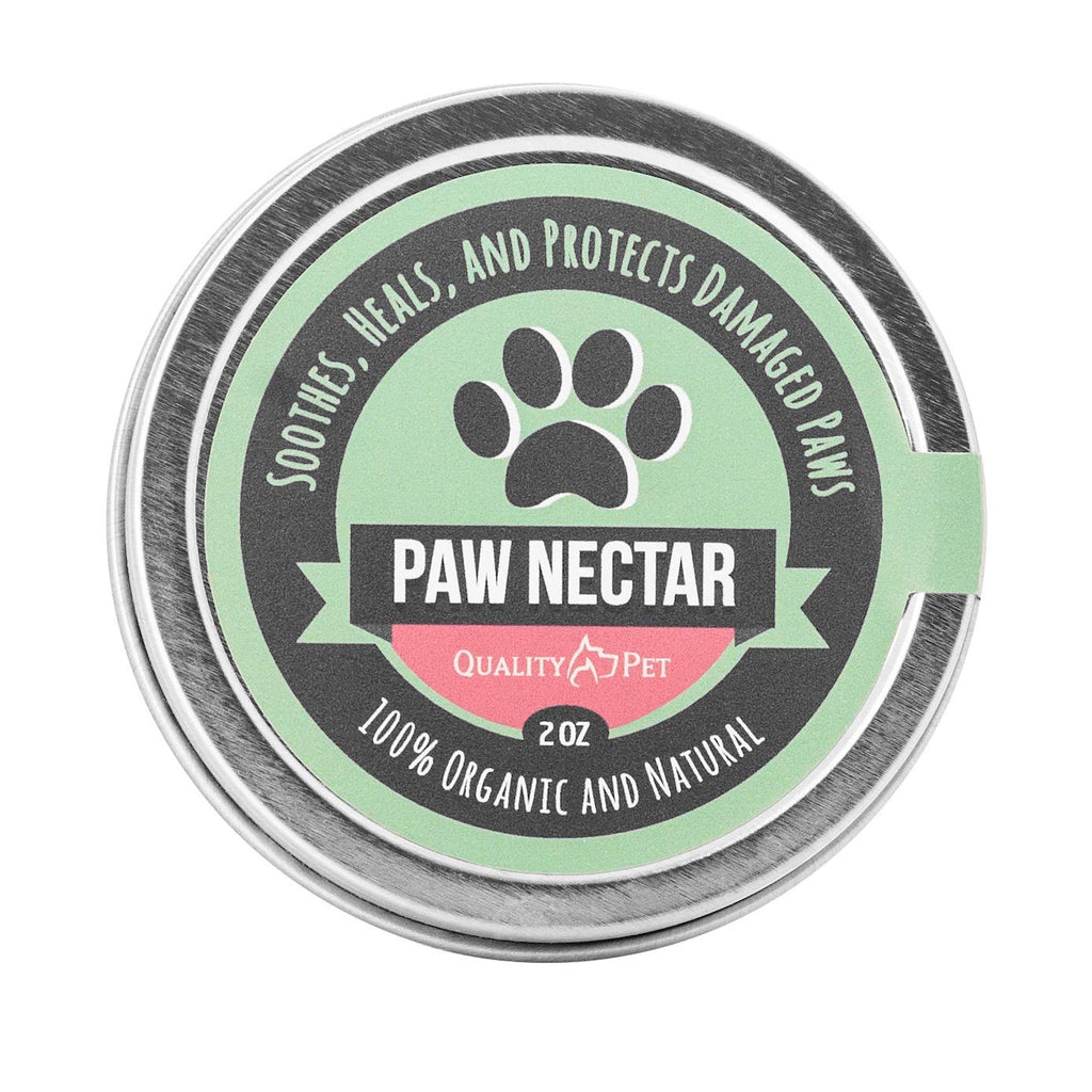 Paw Nectar Dog Paw Balm - Heals, Repairs & Restores Dry, Cracked & Damaged Paws - 100% Organic & Natural Cream Butter, Wax, Moisturiser & Protection for Dog Feet & Foot Pads - Effective & Safe - 2 Oz - PawsPlanet Australia