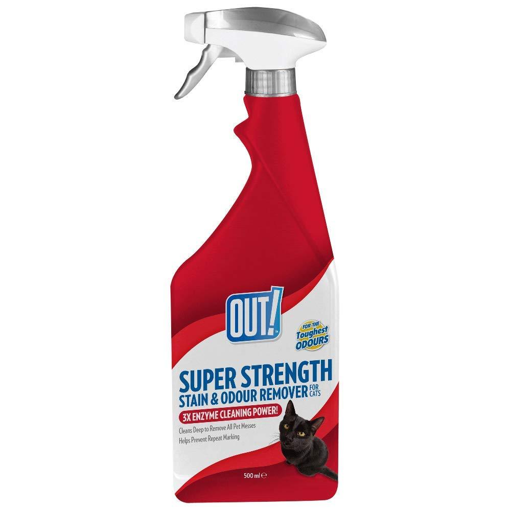 OUT! Super Strength Pet Stain and Odour Remover, 500 ml - PawsPlanet Australia