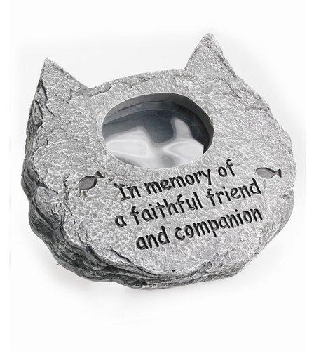 In memory of a Special Cat Photo Frame,Polyresin stone-effect pet memorial tribute - PawsPlanet Australia