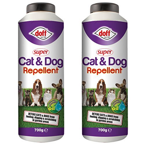 2 x Doff 700g Super Cat & Dog Repellent - Shaker Bottle safe around the garden 2 - PawsPlanet Australia