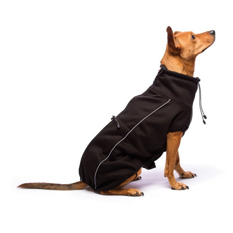 Dog Gone Smart Olympia Soft Shell Coat Black 12" 12in - PawsPlanet Australia
